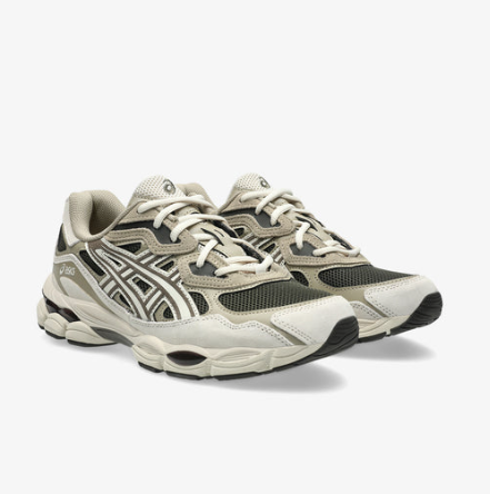 scarpe asics gel nyc cream light sage da uomo 