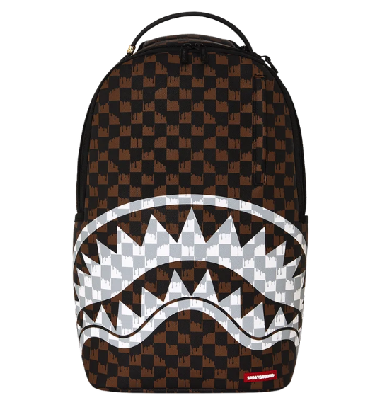 Zaino sprayground brown and cream unisex 