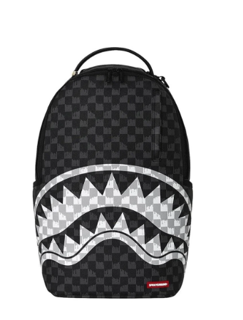 Zaino sprayground black and white cream unisex 