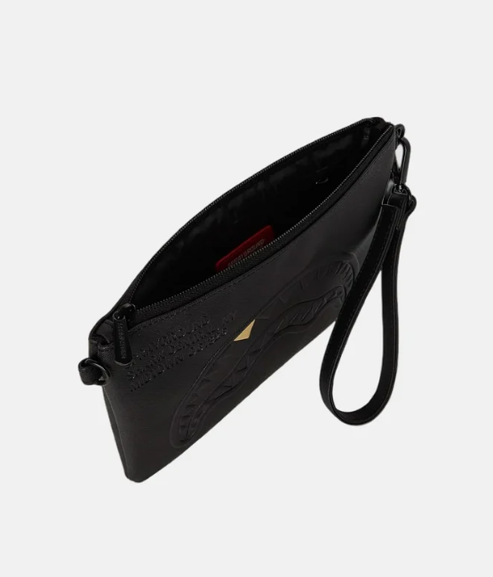 Pochette sprayground  embossed gold unisex 