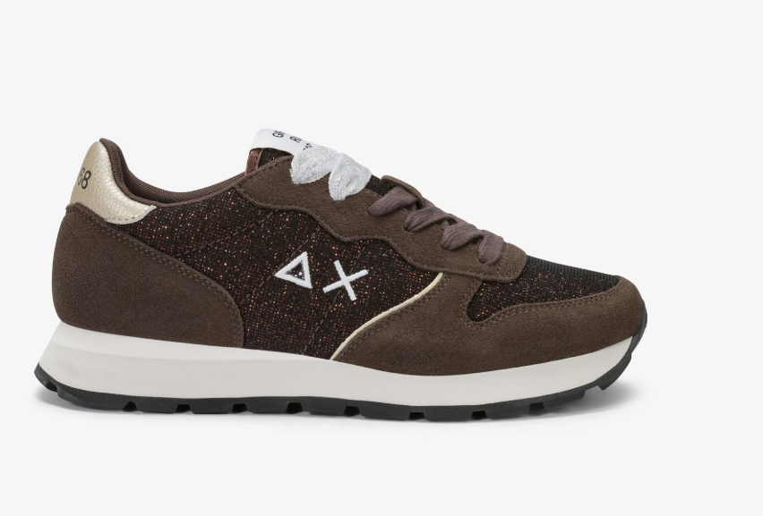 sneakers sun68 ally glitter da donna 