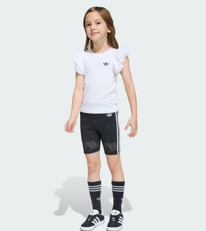completino corto adidas da bambina 