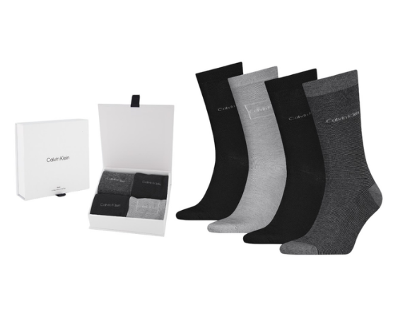 Confezione calzini calvin klein da uomo 229430001801BLACK/GREY Calvin Klein Underwear