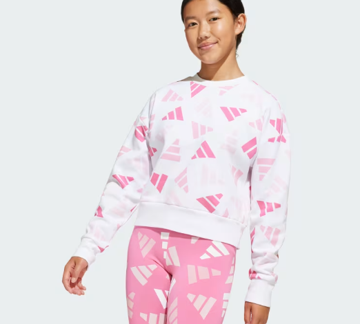 felpa adidas da bambina JI6202 Adidas