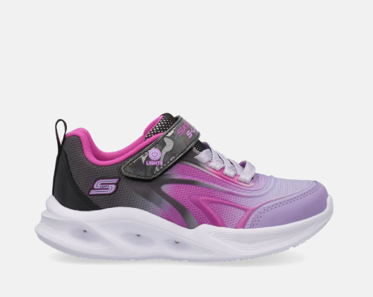scarpe skechers lights da bambina 303713LBKMT Skechers