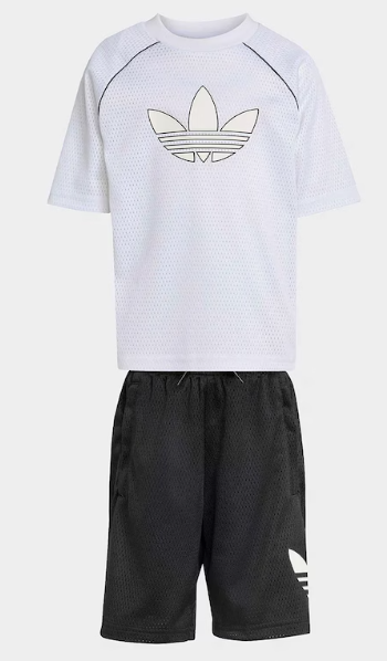 completino corto adidas da bambino 