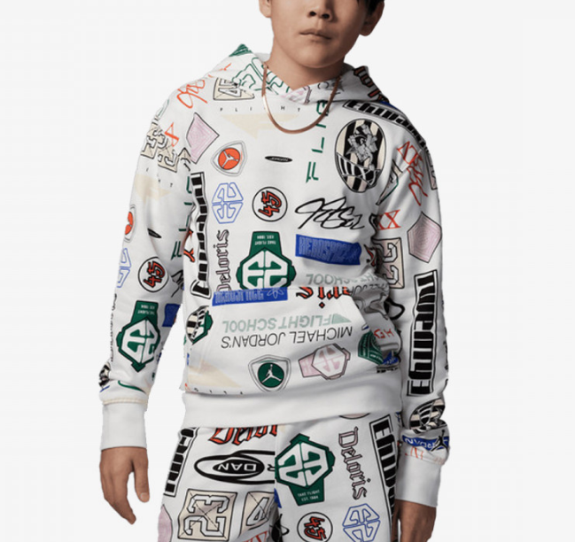 felpa jordan da bambino 95D741782 JORDAN