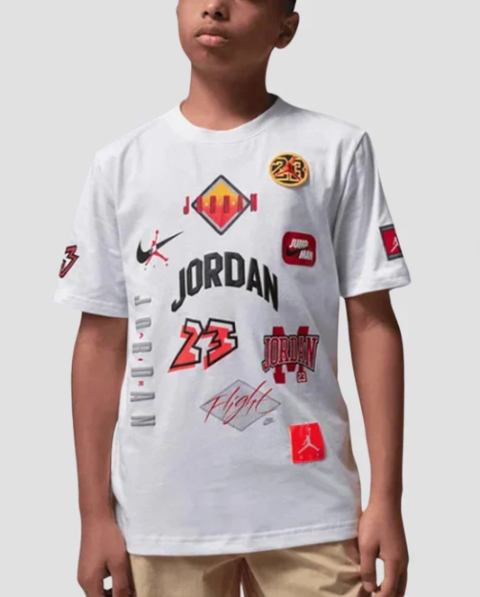 t-shirt jordan da bambino 95F385001 JORDAN