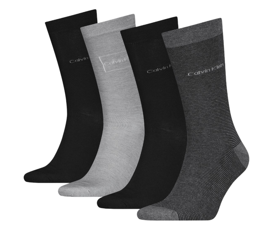Confezione calzini calvin klein da uomo 229430001801BLACK/GREY Calvin Klein Underwear