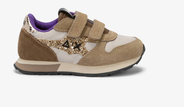sneakers sun68 stargirl glitter da bambina 