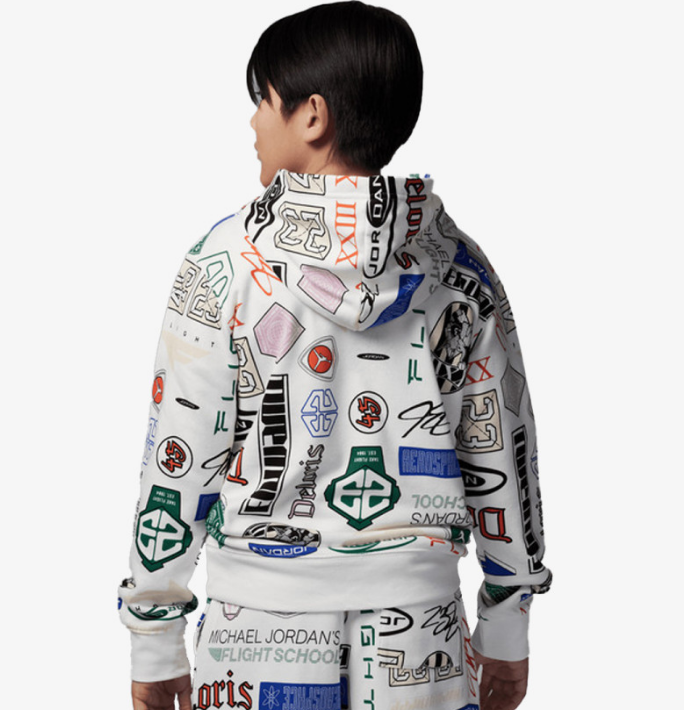 felpa jordan da bambino 95D741782 JORDAN