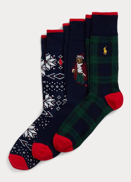 Confezione calzini polo ralph lauren da uomo 449958861001 Polo Ralph Lauren