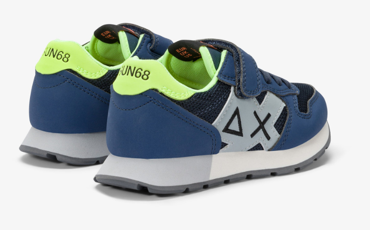 sneakers sun68 jaki 2.0 fluo da bambino BZ35313K07 Sun68