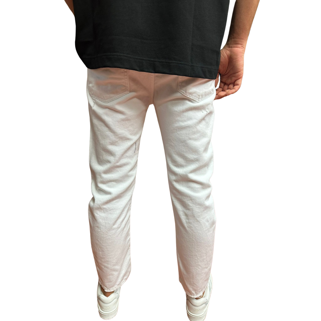 jeans cianotic da uomo NEW FITOXFORDBIANCO CIANOTIC