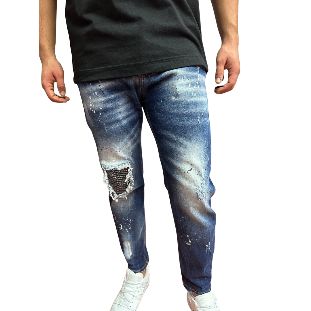 jeans cianotic da uomo NEW FIT CRYSTALBLU CIANOTIC