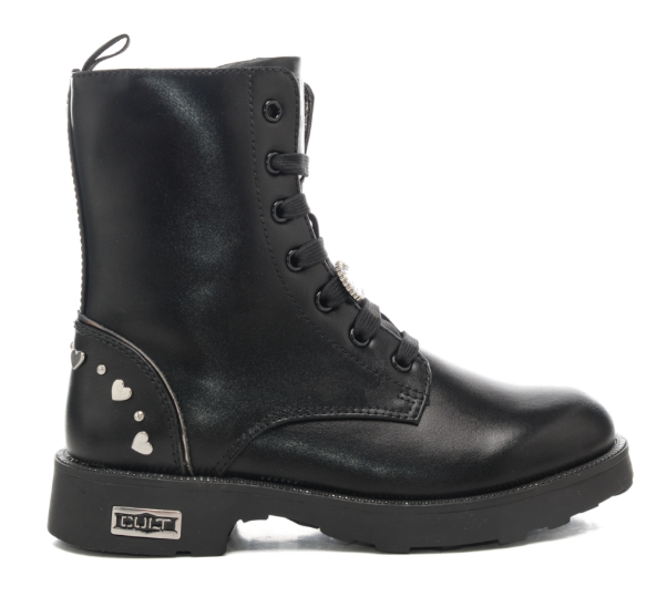 Anfibi cult da bambina T371BLACK CULT