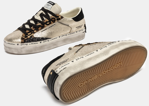 sneakers crime london distressed da donna 25071AA826 Crime London