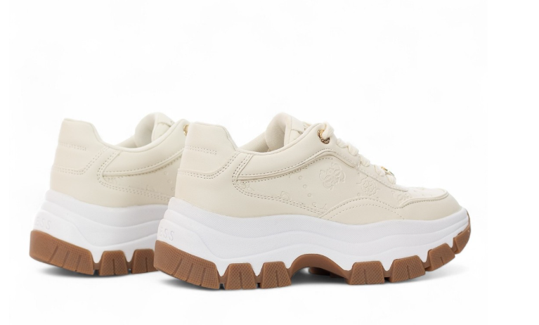 sneakers guess berrett2 da donna FLFBRTPEL12CREAM Guess