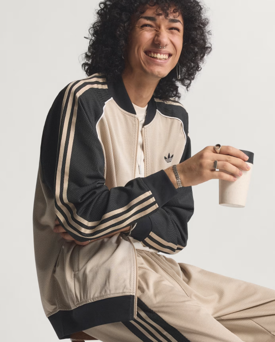 felpa adidas mesh loose da uomo 